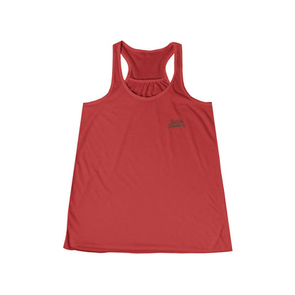 Racerback Tank Top — 'Surf' Vertical Logo Women's Flowy Tank