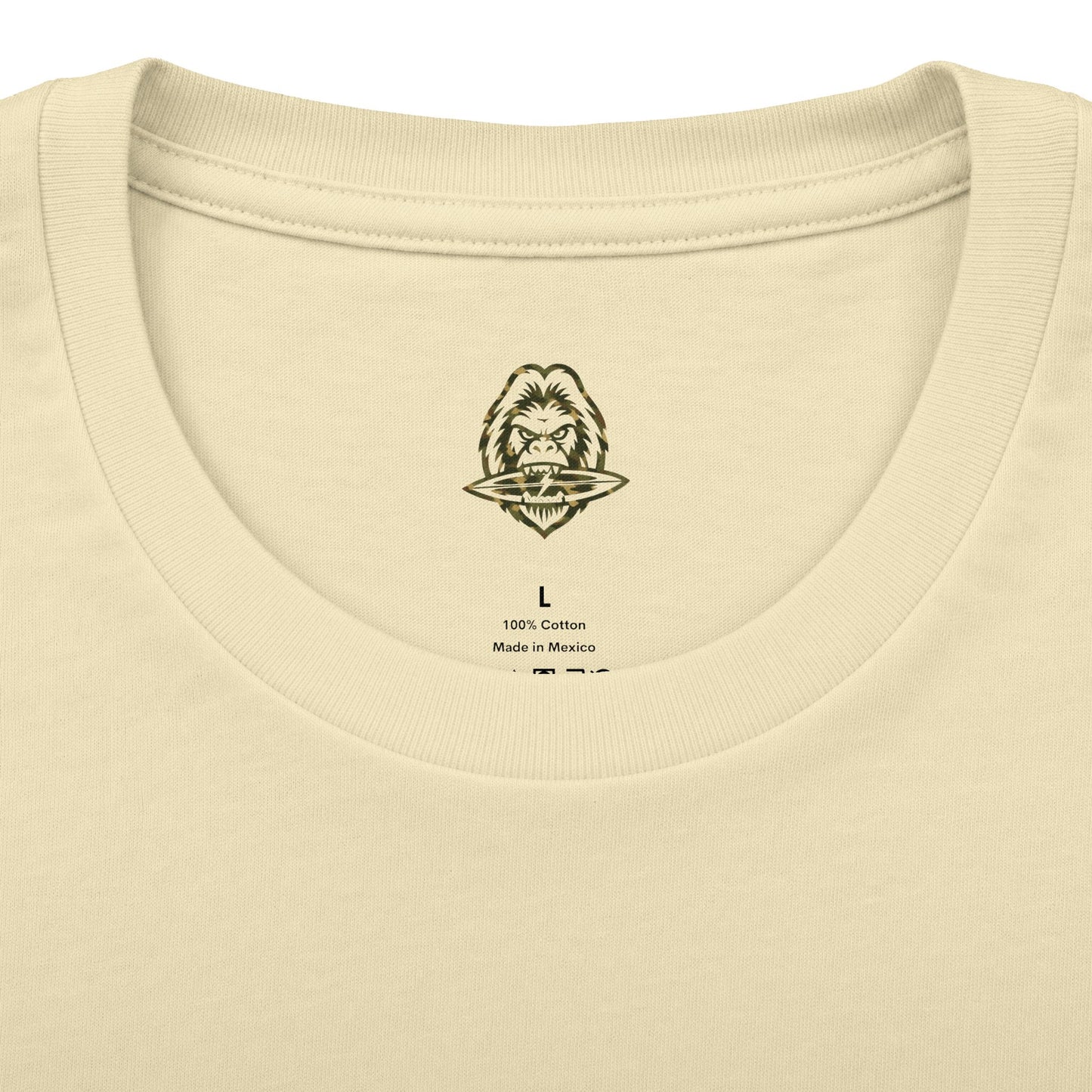 Surfing Sasquatch Signature Camo Logo Tee