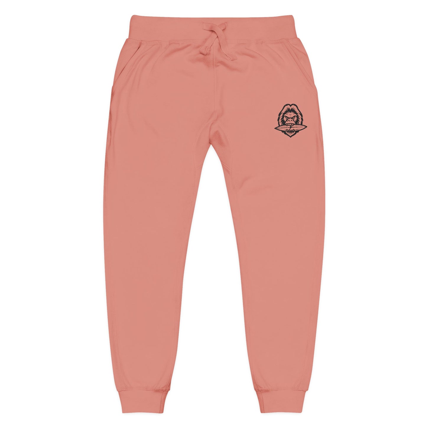 Embroidered Logo Cozy Fleece Sweatpants