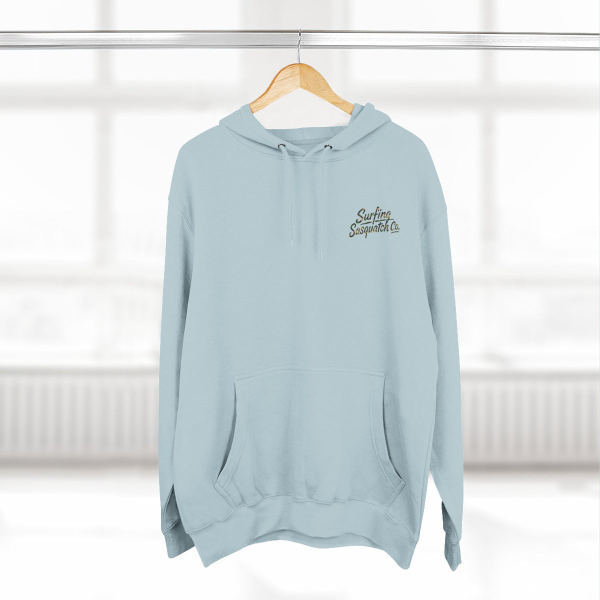 Surfing Sasquatch Co. Camo Hoodie