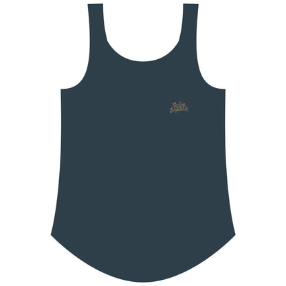 Surfing Sasquatch Women's Floral Tank