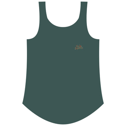 Surfing Sasquatch Women's Floral Tank