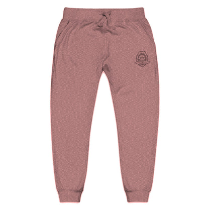 Embroidered Logo Cozy Fleece Sweatpants