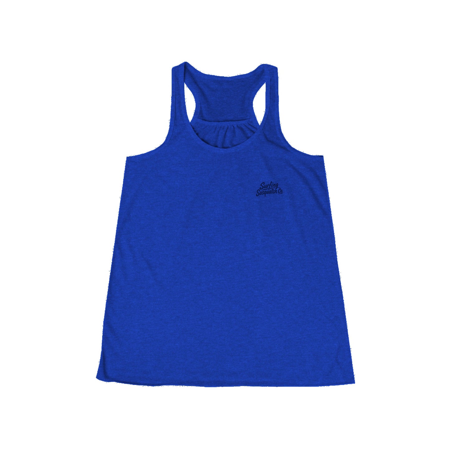 Racerback Tank Top — 'Surf' Vertical Logo Women's Flowy Tank