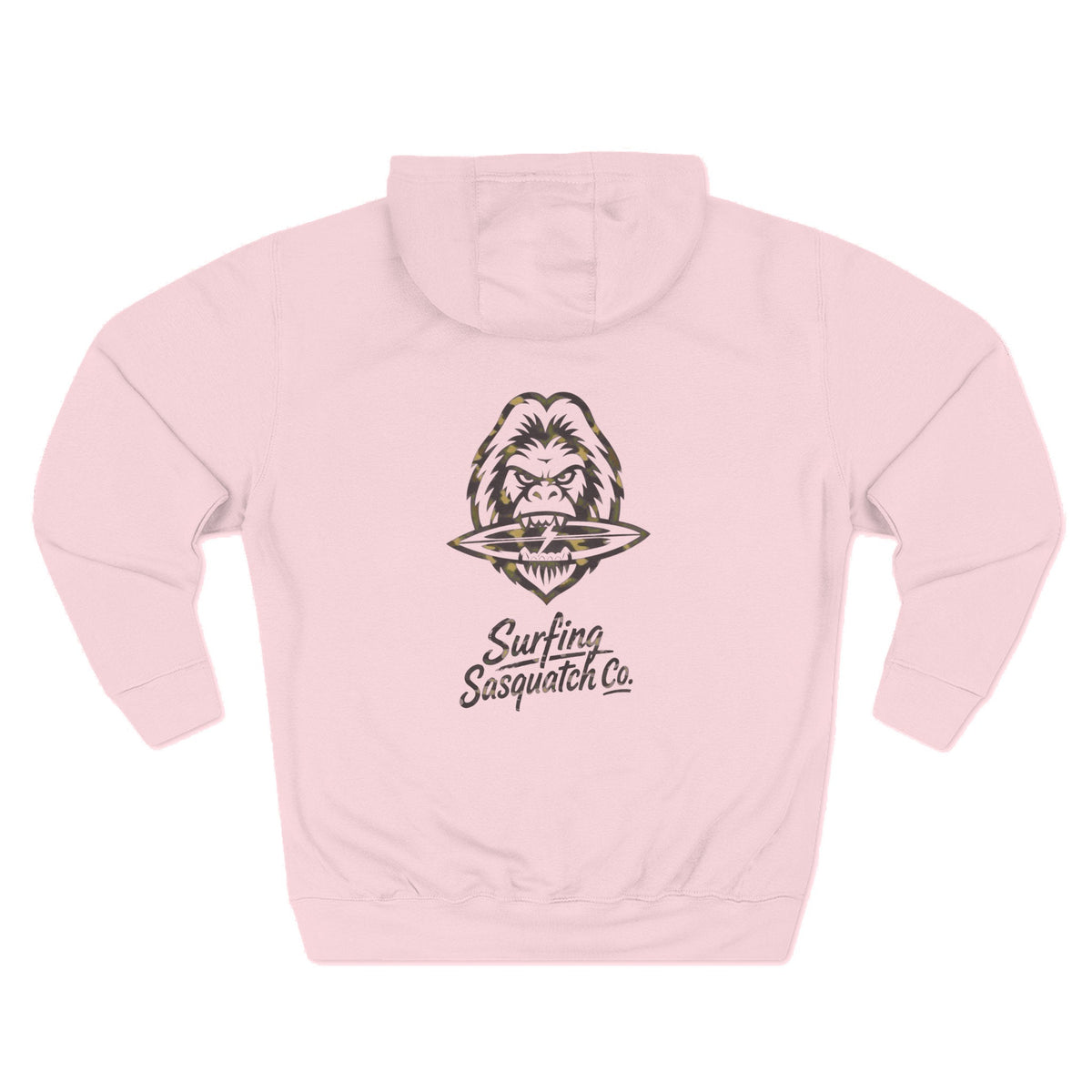 Surfing Sasquatch Co. Camo Hoodie