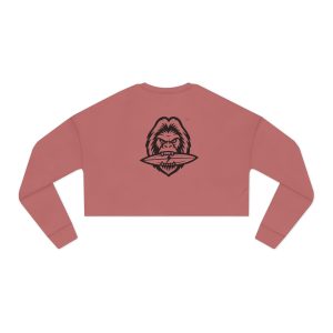 Surfing Sasquatch Co Cropped Sweatshirt