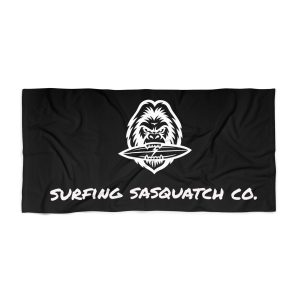 Surfing Sasquatch Co. Signature Logo Beach Towel