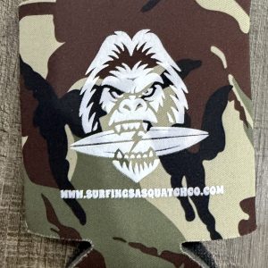 Surfing Sasquatch Co Koozie